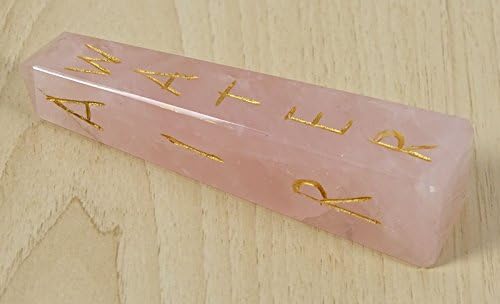 Reikiera Исцелување на розовиот кварц камен Реики Обелиск кула Симбол Духовен скапоцен камен-8-10 см