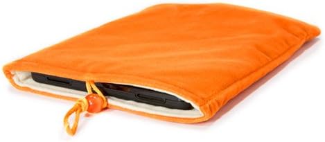Case Boxwave Case компатибилен со Emdoor EM -T195 - кадифена торбичка, ракав за меки велур ткаенина со вртеж за влечење за Emdoor EM -T195