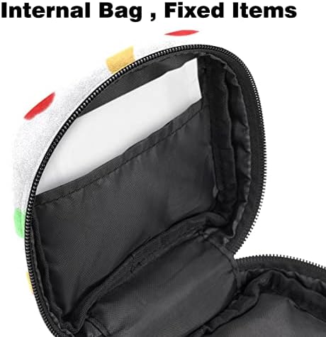 Оријукан санитарна торба за складирање на салфетка, менструална чаша торбичка преносна санитарна салфетка влошки за чување торбички женствена менструација торби