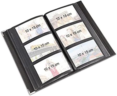 Албум со фотографии од хама, 19 x 34,5 см, црно