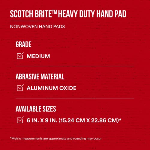 КУБИТРОН II SCOTCH -BRITE HEAVED RAND PAD - подлога за пескарење на рацете - Метална подлога за дебагирање и завршна облога