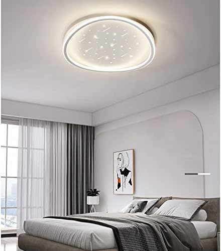 Светилки за тавани со неохити, модерна едноставна таванска светлина, LED ламба за тавани за затемнување на три бои, тела за осветлување