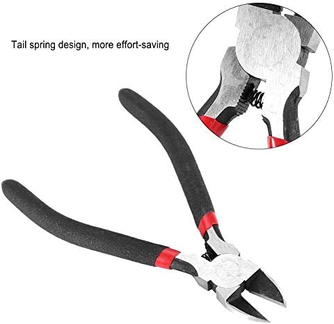 Дијагонални клешти, алатка за поправка на челични клешти со рачка за пролет и ПВЦ и ПВЦ