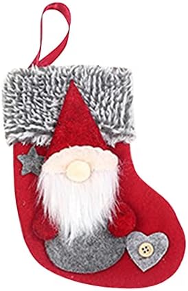 Божиќни чорапи Големи чорапи Класична шумска фигура Божиќна порибна торба за бонбони Божиќни украси Божиќни приврзоци Божиќни топки