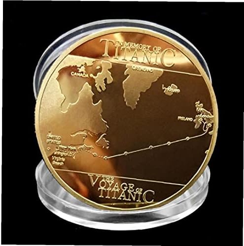 PiniceCore Titanic Ship Commorative Coins Titanic Collection Collection BTC BTC Bitcoin Art подарок за дома