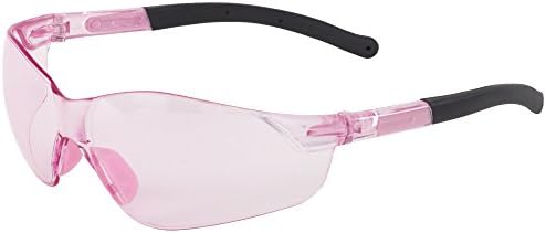 ERB 18596 Ени безбедносни очила, розова рамка/чиста леќи