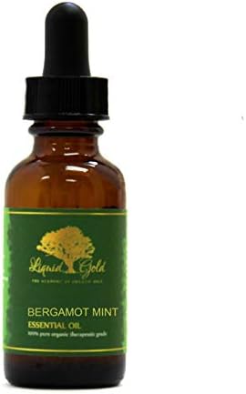 1,1 мл со стаклена капнување Премиум Бергамот нане есенцијално масло течно злато чиста органска природна ароматерапија