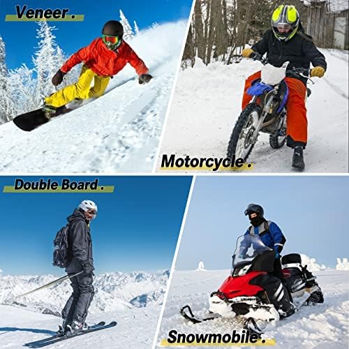 Хасагеи Балаклава Зимска Термална Скијачка Маска Аспиратор За Лице Балаклава Мотоцикл Велосипед За Мажи и Жени