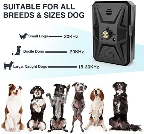 Контролни уреди за лаење на кучиња, 3 фреквенција уред против лаење, уреди за лаење на ултразвучно кучиња, лаење на уреди, пополнување