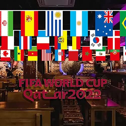 Знамиња На Светското Првенство Во Фудбал 2022 Година, Меѓународно Знаме На Земја Знаме, Материјали За Украси За Забави За Паради, Светско