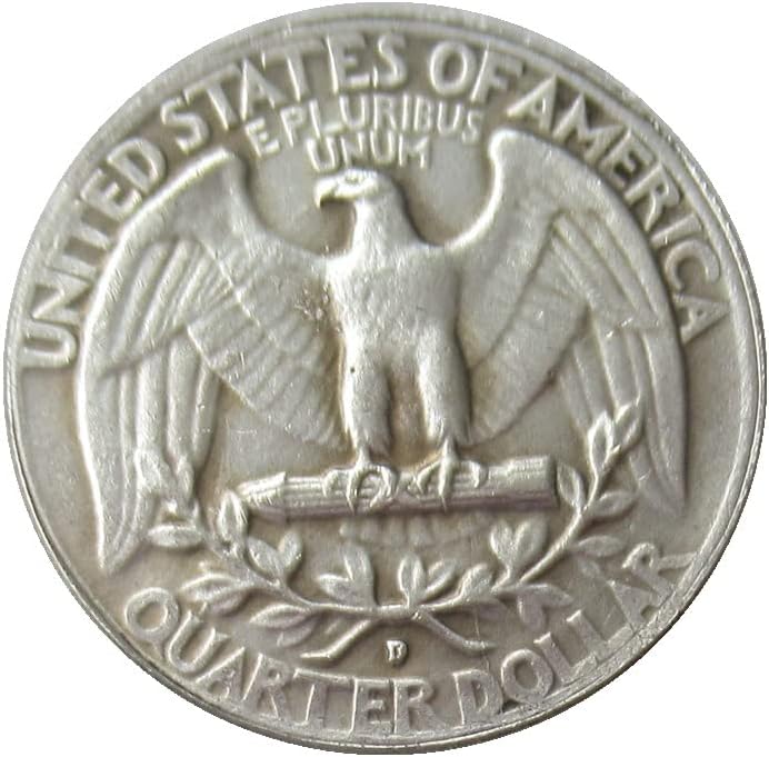 Сад 25 Проценти Вашингтон 1964 Сребрена Реплика Комеморативна Монета