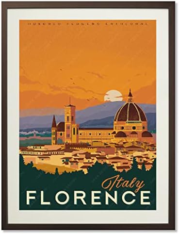 Gaeaverse Italy Florence Basilica di Santa Maria del Fiore City Sandscape Travel Posters Posters Vintage Room Decor Eesthetic