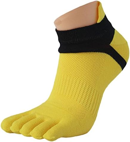 Компресија чорапи за жени 1 спортски пар пети мажи кои трчаат со прсти мрежи чорапи мејаи пет чорапи црни чорапи