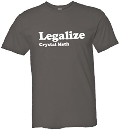 Pleasemetees mens легализираат кристал мета -маичка кошула