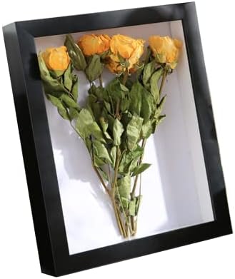 Рамка за слика на сенка, рамка за сушени цвеќиња, 1,2 длабока шуплива рамка за прикажување, кутија за сенка на капакот за матура за wallидови