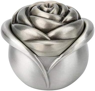 Хемотон срце накит кутија гроздобер метална кутија за накит мали кутии за складирање на накит за девојки за девојки жени прстени