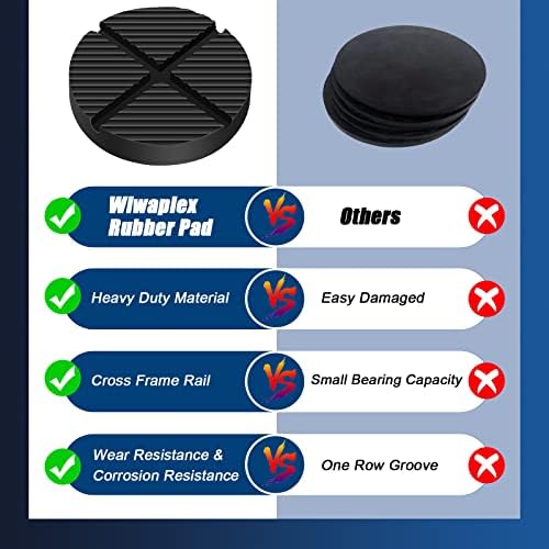 Wiwaplex 1-2 пакет под подлога за приклучоци, адаптер за црни приклучоци, адаптер за автомобили, вкрстено приклучок, поставен приклучок,