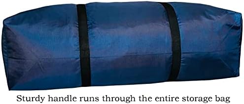 Јикитом Екстра Голема Торба За Складирање Со Патенти И Рачки, Тешка Сина Голема Долга Патна Торба-42х23х13, 5инч