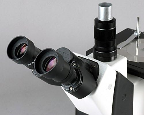 Амскоп М1200ТБ-М Дигитален Превртен Тринокуларен Металуршки Микроскоп, 50х-1000х Зголемување, PL10x И PL20x Окулари, Поларизирачки