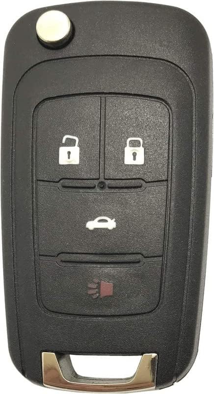 Замена на флип за преклопување на флип клуч за клучеви за насловната страница за насловната страница за Chevy Malibu Camaro Cruze Impala Equinox