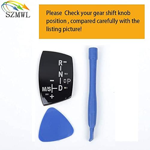 SZMWL налепница за налепници на копчето за промена на копчето за менување на копчето BMW /// M x1 x3 x5 x6 x6 f01 f10 f30 f30 f35 f18 gt 1 3