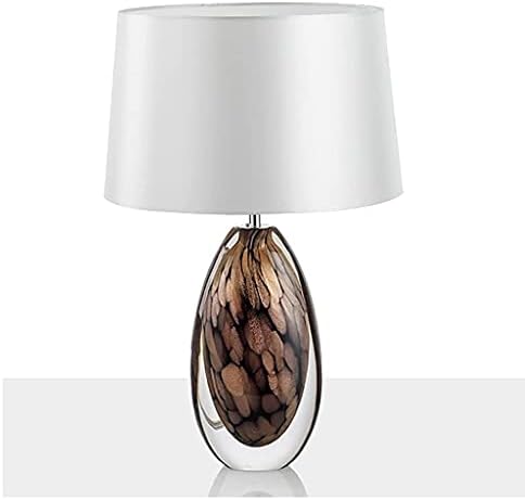 Срамежната ламба за кристална маса, нордиска маса, стакло модерна ламба во кревет, спална соба дневна соба едноставна декоративна ламба кафе маса