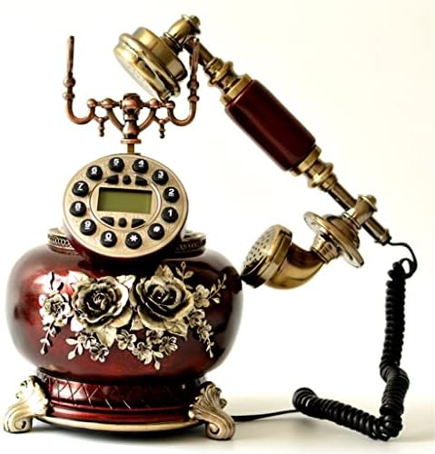 ЛХЛЛ Антички Телефонски Занаети Гроздобер Метал Фиксна Дома Декоративни Орнаменти Телефон
