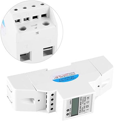 FtVogue Din-Rail Electric Meter Еднофазен електронски KWH метар 10-40A, тајмер