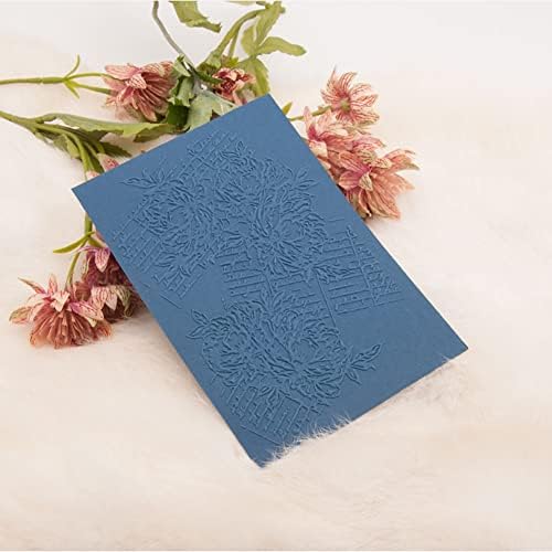 А6 големина пластична папка за занаетчиска хартија Пластични текстурирани впечатоци за правење картички за правење книги
