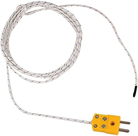 Мини-Конектор Од Типот 2м К Жолта Или Портокалова Термоспој Сензор За Температура Опсег На Сонда -50 ~ 700°C