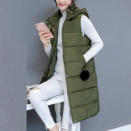 Зимска јакна со долг ракав за жени едноставна домашна јакна Отворен топол џеб лабав вклопна цврста боја полиестер