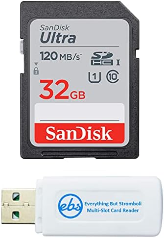 Sandisk 32GB SDHC SD Ултра Мемориска Картичка Работи Со Kodak PIXPRO Astro Zoom AZ652, AZ527, AZ421, Fz152 Пакет Камера Со Сѐ Освен Stromboli