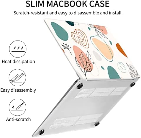 Ватбро Компатибилен Со Macbook Air 13 Инчен Случај На Лаптоп 2020 2019 2018 Објавен A2179 M1 A2337 A1932, Пластична Заштитна Кутија Со Тврда