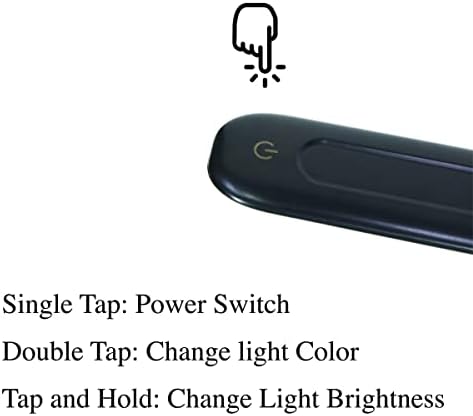 Сиринкс 2 во 1 LED подот, биро ламба, 5 нивоа на осветленост и 5 Температури на бои, затемнети, прилагодливи пол -ламба за пол