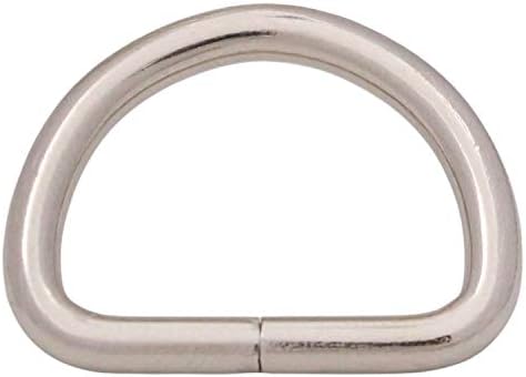 Генерички метална сребрена должина на прстенот 0,75 Внатрешен дијаметар јамка прстен за пакет чувари од 20