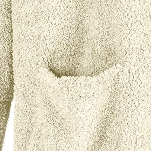 Maqrozенски Popcorn Cardigan Batwing долг ракав Отворен преден фронт плетен преголем палто за џемпер на карпиган во Шерпа