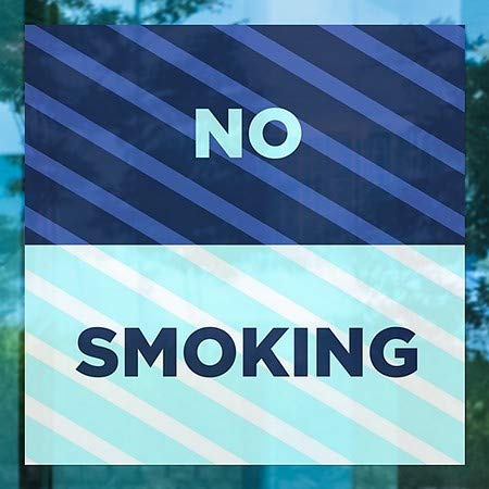 CGSignLab | Забрането Пушење-Сини Ленти Прозорец Прицврстување | 16x16