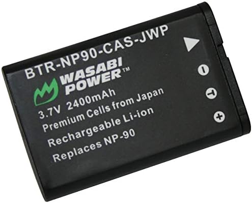 Батеријата Wasabi Power за Casio NP-90 и Casio Exilim EX-FH100, EX-H10, EX-H15, EX-H20G