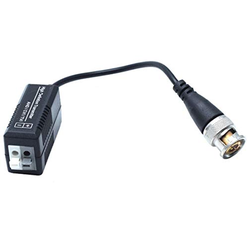 SSCON 4PCS со висока дефиниција пасивен видео предавател за систем на фотоапарати, машки BNC до UTP CAT 5/5E/6 кабел