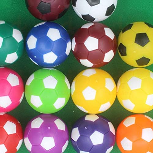 Nuobesty 9PCS Табела Фудбал Фусбол за замена на топки мини шарени официјални таблети игра со топка додаток 36мм