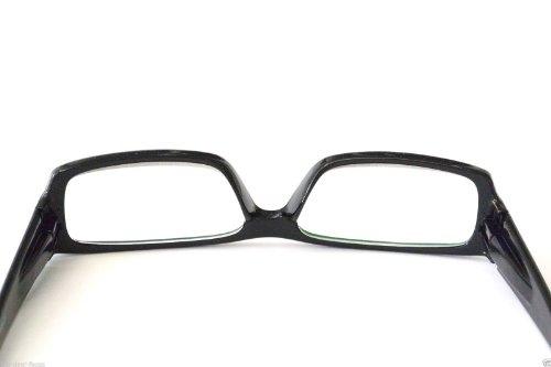 Компјутерски очила за читање црна рамка дизајнирана со анти-рефлективна моќност на обложување +2.50