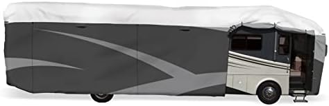 ADCO 36827 Дизајнерска серија Olefin HD Class A MotorHome Cover 37 '1 - 40', сива/бела боја