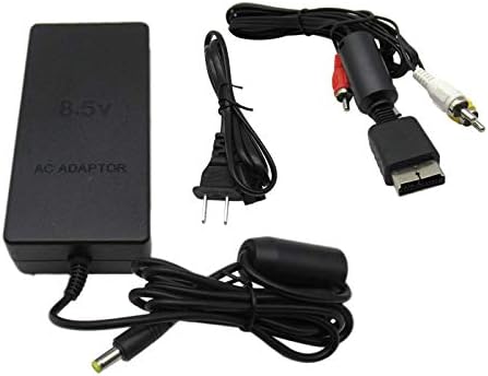Набавка на електрична енергија NGHTMRE AV Кабел за Sony PlayStation 2 тенок PS2 тенок полнач ТВ адаптер