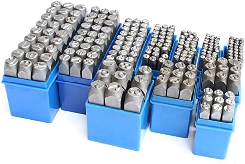 Хром ванадиум челик легура A-Z печат за печатење на ритам од 0-10mm со број 0-8 Брое