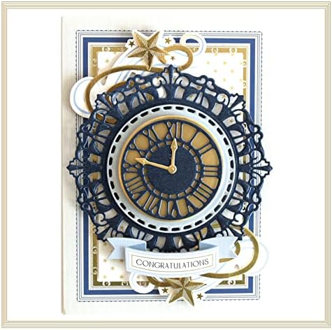 Умира часовникот на Ана Грифин - Метал умира за правење картички, занаетчиство на хартија и проекти за хартија - Скриптинг