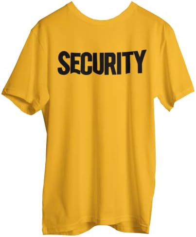 Factoryујорк Фабрика за безбедност на маица предна за печатење мажи за манифестични настани со униформа отпечаток на отпечаток