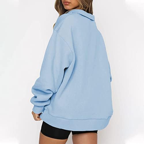 Женски џемпери без аспиратор V вратот меки резервоар врвови преголеми униформни блузи за жени мода 2022 есен