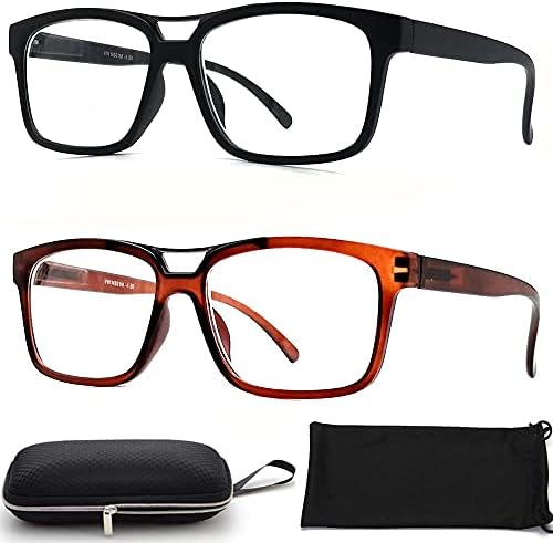 B21Design Бифокални очила за читање Сина светлина блокирајќи ги читателите за мажи Ултра лесна 1.50 2,00 2,50 3.00