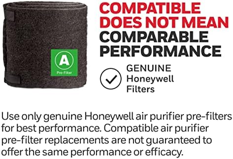 Honeywell HRF-AP1 Универзална Замена На Прочистувач На Јаглерод Воздух Пред-Филтер А, 1 - Пакет-Алергенски Филтер За Воздух Цели Прашина, VOC,