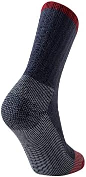 Cerebro Merino Wool Чорапи за пешачење со целосни перничиња на отворено за мажи.
